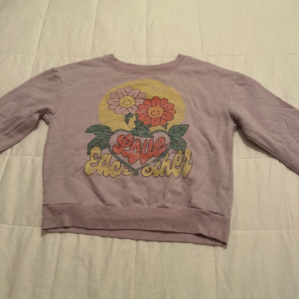 Target Love each other flower sweatshirt